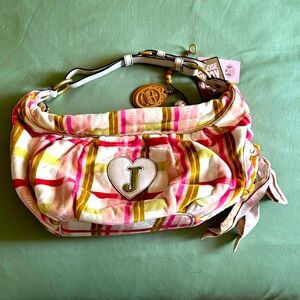 Vintage Juicy Couture pink and gold shoulder bag